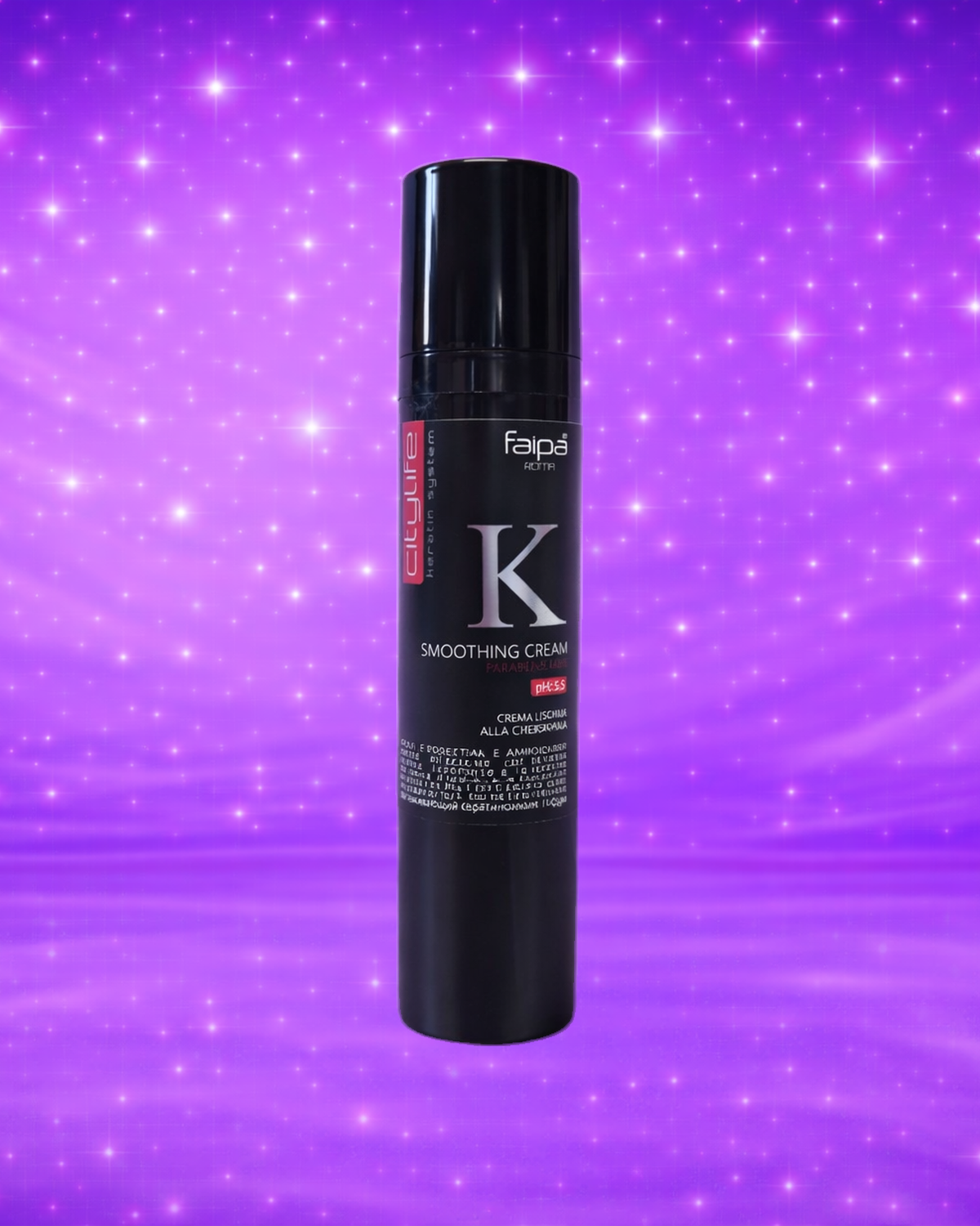 Cremă fără clătire pentru netezire – Citylife K Keratin